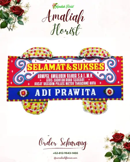 Papan Bunga Ucapan Selamat Ie Masen Kayee Adang